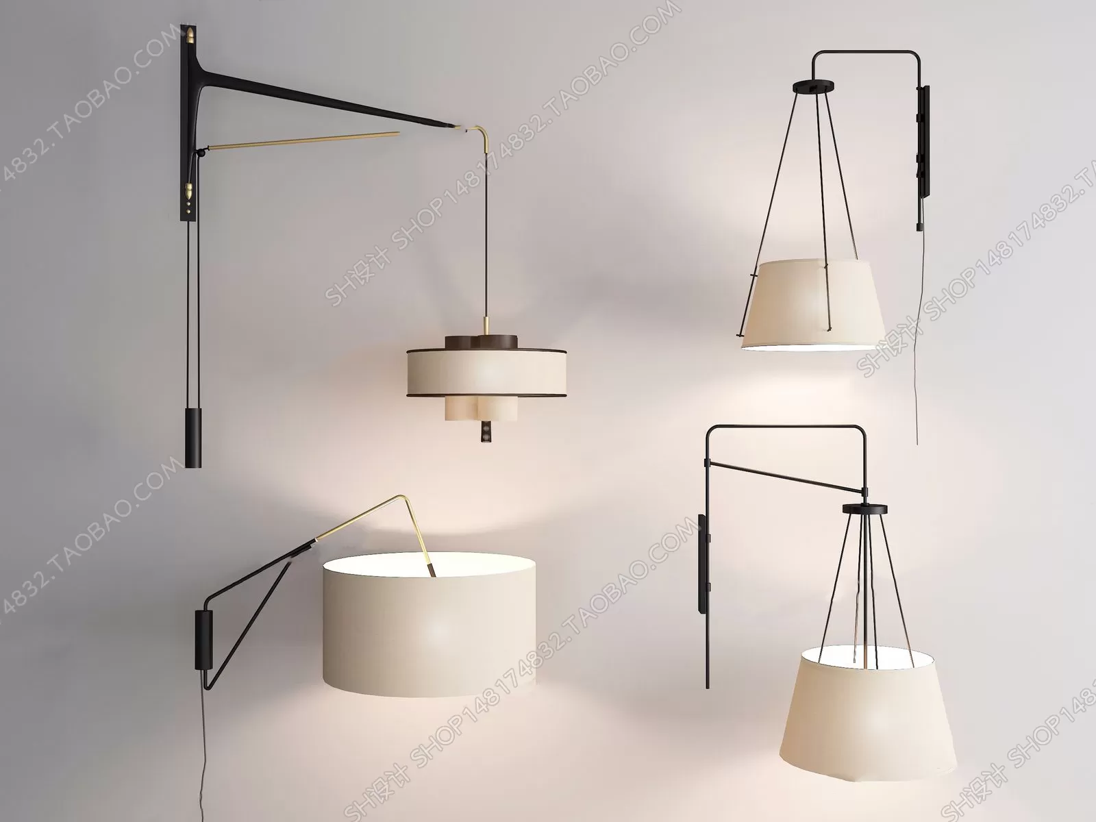 DECOR HELPER – LIGHT – WALL 3D MODELS – 9