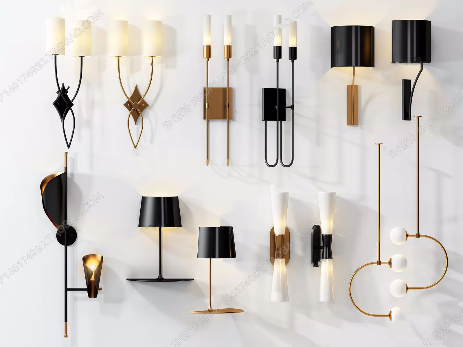 DECOR HELPER – LIGHT – WALL 3D MODELS – 75