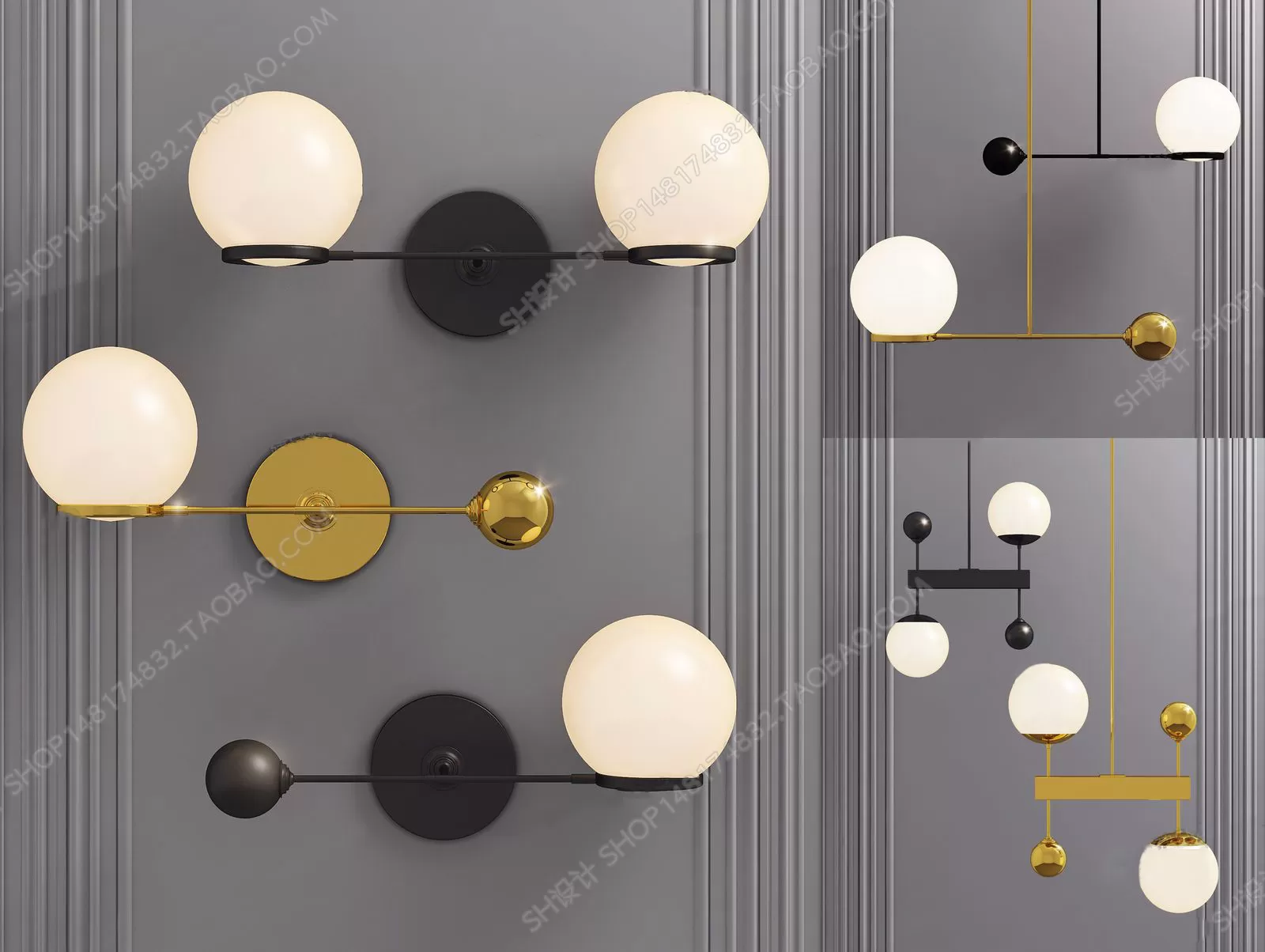 DECOR HELPER – LIGHT – WALL 3D MODELS – 84