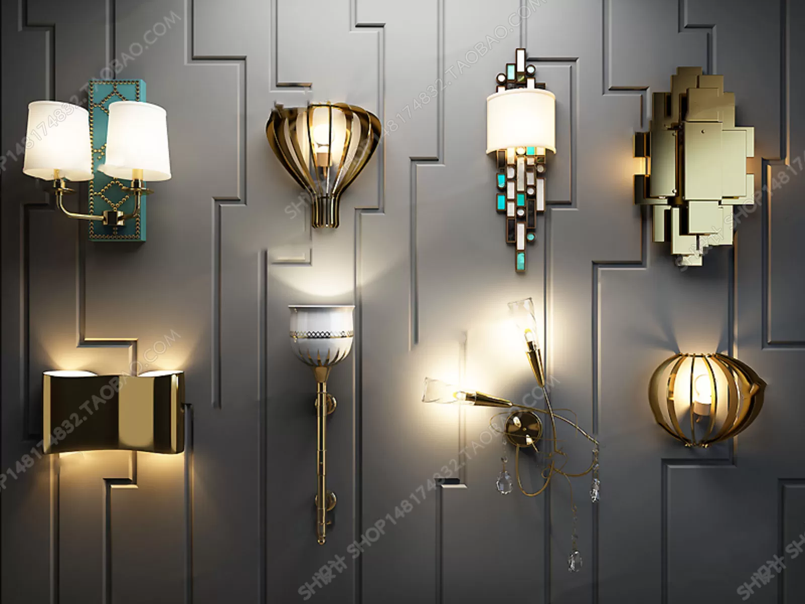 DECOR HELPER – LIGHT – WALL 3D MODELS – 88