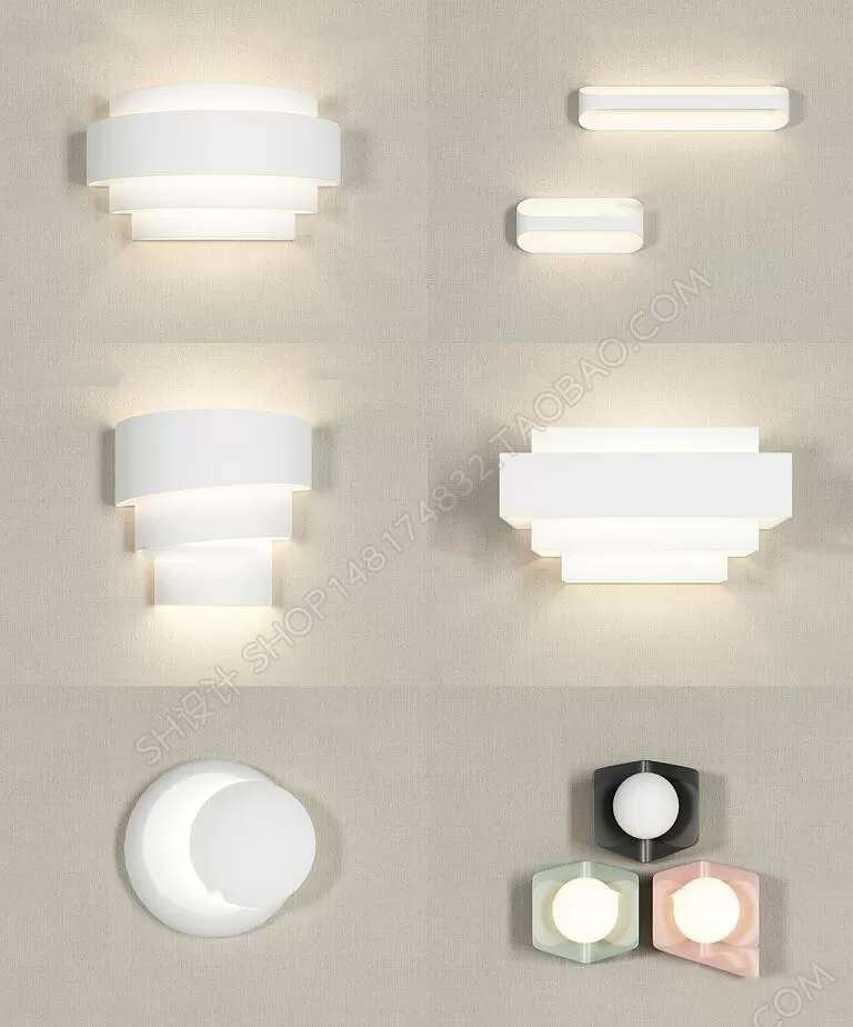 DECOR HELPER – LIGHT – WALL 3D MODELS – 90