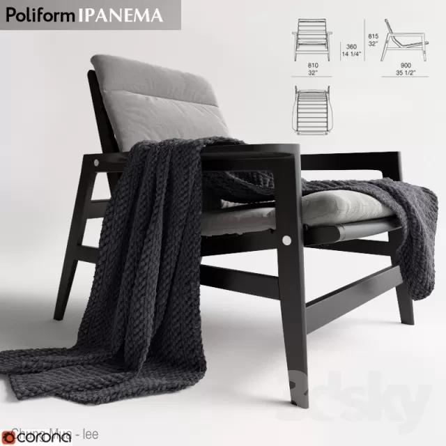 DECOR HELPER – LIVING ROOM – ARMCHAIRS 3D MODELS – 120