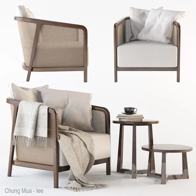 DECOR HELPER – LIVING ROOM – ARMCHAIRS 3D MODELS – 139