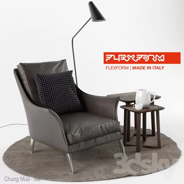 DECOR HELPER – LIVING ROOM – ARMCHAIRS 3D MODELS – 159
