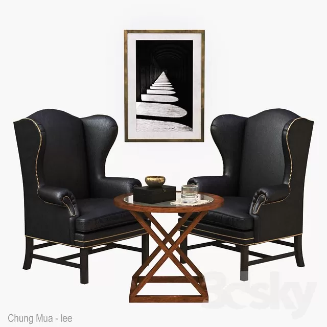 DECOR HELPER – LIVING ROOM – ARMCHAIRS 3D MODELS – 175