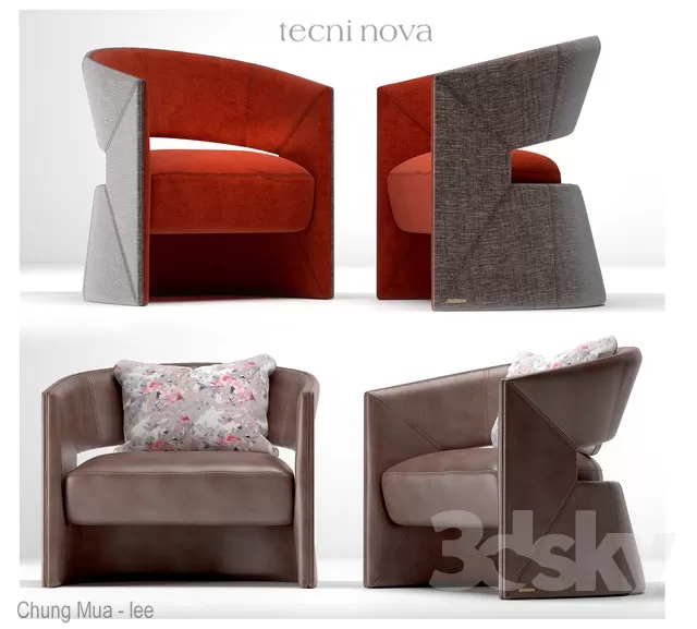 DECOR HELPER – LIVING ROOM – ARMCHAIRS 3D MODELS – 176