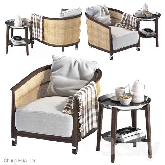 DECOR HELPER – LIVING ROOM – ARMCHAIRS 3D MODELS – 199