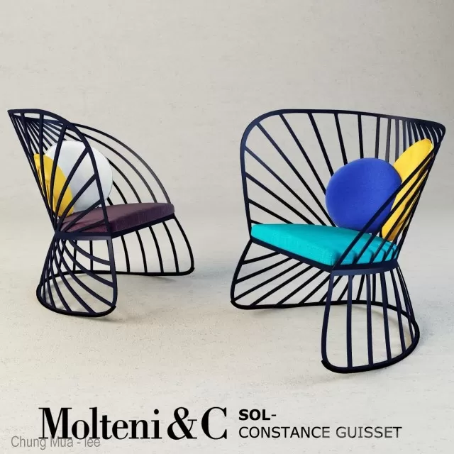 DECOR HELPER – LIVING ROOM – ARMCHAIRS 3D MODELS – 225