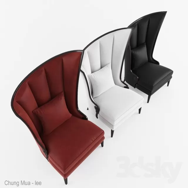 DECOR HELPER – LIVING ROOM – ARMCHAIRS 3D MODELS – 234