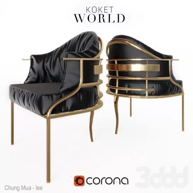 DECOR HELPER – LIVING ROOM – ARMCHAIRS 3D MODELS – 246