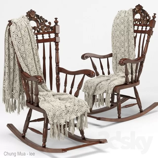 DECOR HELPER – LIVING ROOM – ARMCHAIRS 3D MODELS – 257