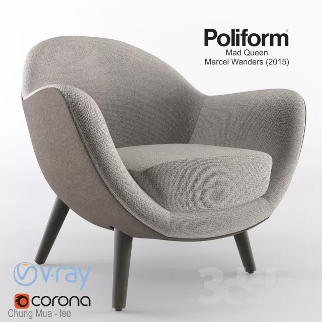 DECOR HELPER – LIVING ROOM – ARMCHAIRS 3D MODELS – 288