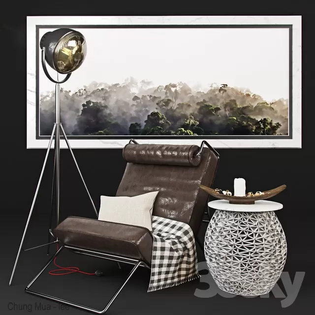 DECOR HELPER – LIVING ROOM – ARMCHAIRS 3D MODELS – 317