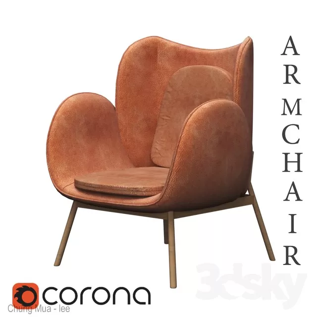 DECOR HELPER – LIVING ROOM – ARMCHAIRS 3D MODELS – 324