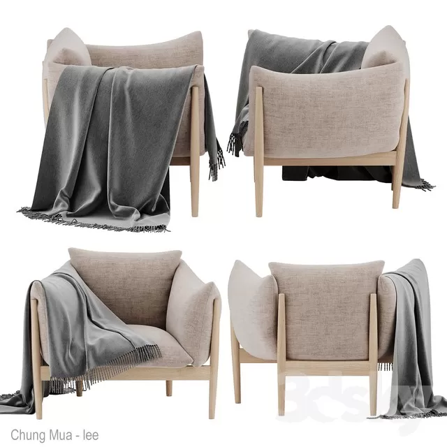 DECOR HELPER – LIVING ROOM – ARMCHAIRS 3D MODELS – 331