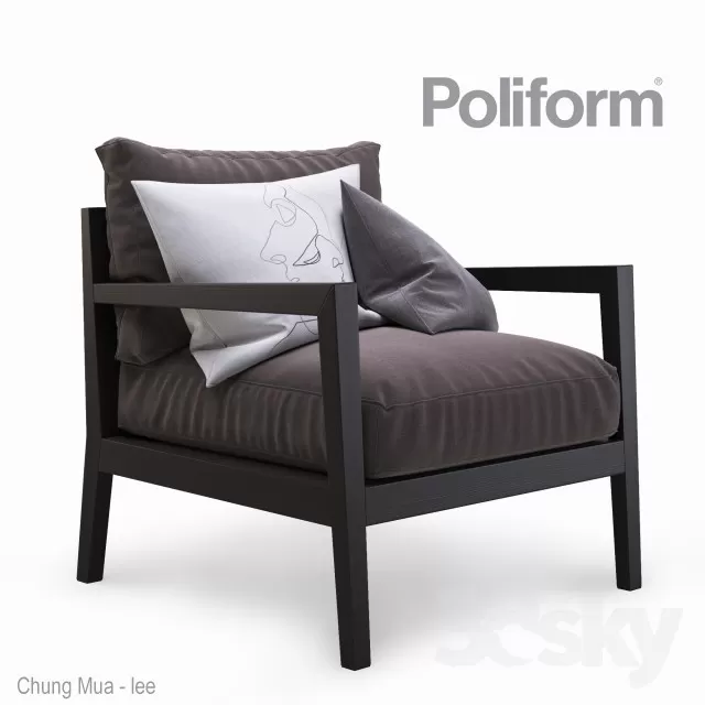 DECOR HELPER – LIVING ROOM – ARMCHAIRS 3D MODELS – 352