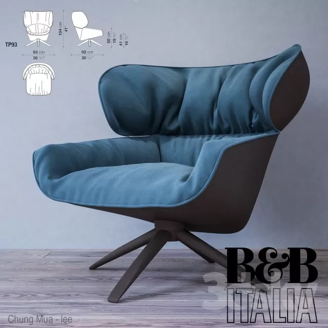DECOR HELPER – LIVING ROOM – ARMCHAIRS 3D MODELS – 377
