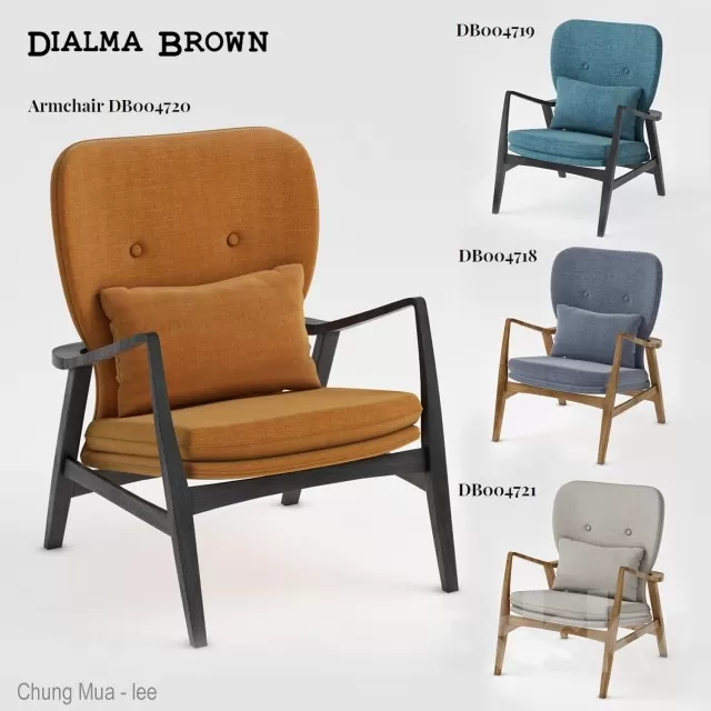 DECOR HELPER – LIVING ROOM – ARMCHAIRS 3D MODELS – 385