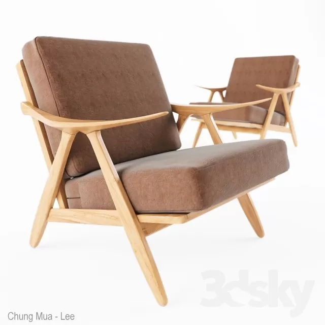 DECOR HELPER – LIVING ROOM – ARMCHAIRS 3D MODELS – 74