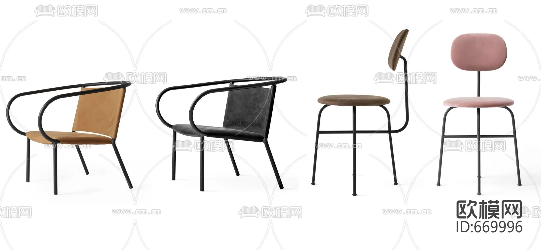 DECOR HELPER – LIVING ROOM – ARMCHAIRS 3D MODELS – 83