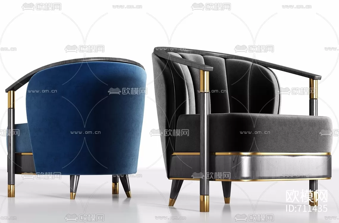 DECOR HELPER – LIVING ROOM – ARMCHAIRS 3D MODELS – 85