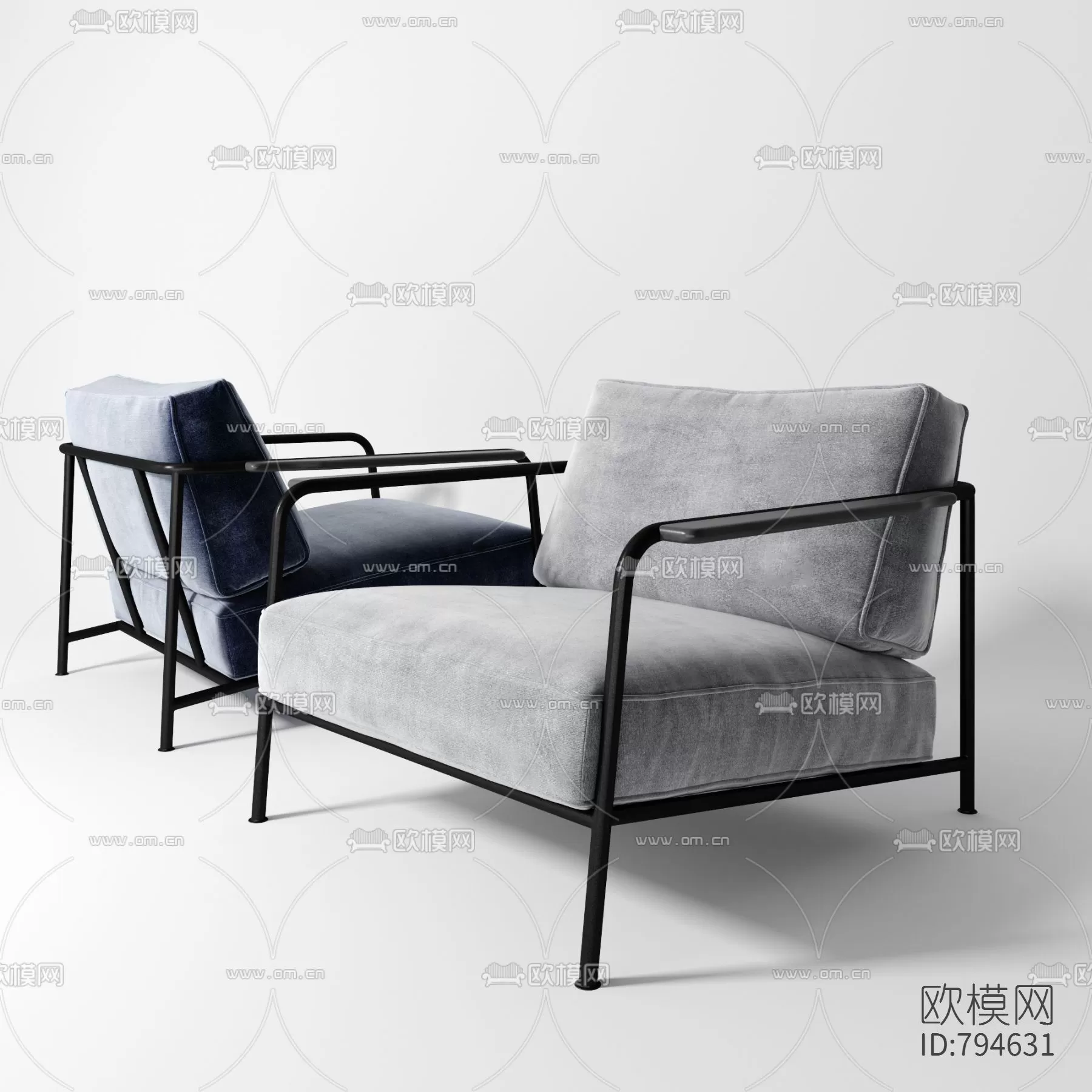 DECOR HELPER – LIVING ROOM – ARMCHAIRS 3D MODELS – 89
