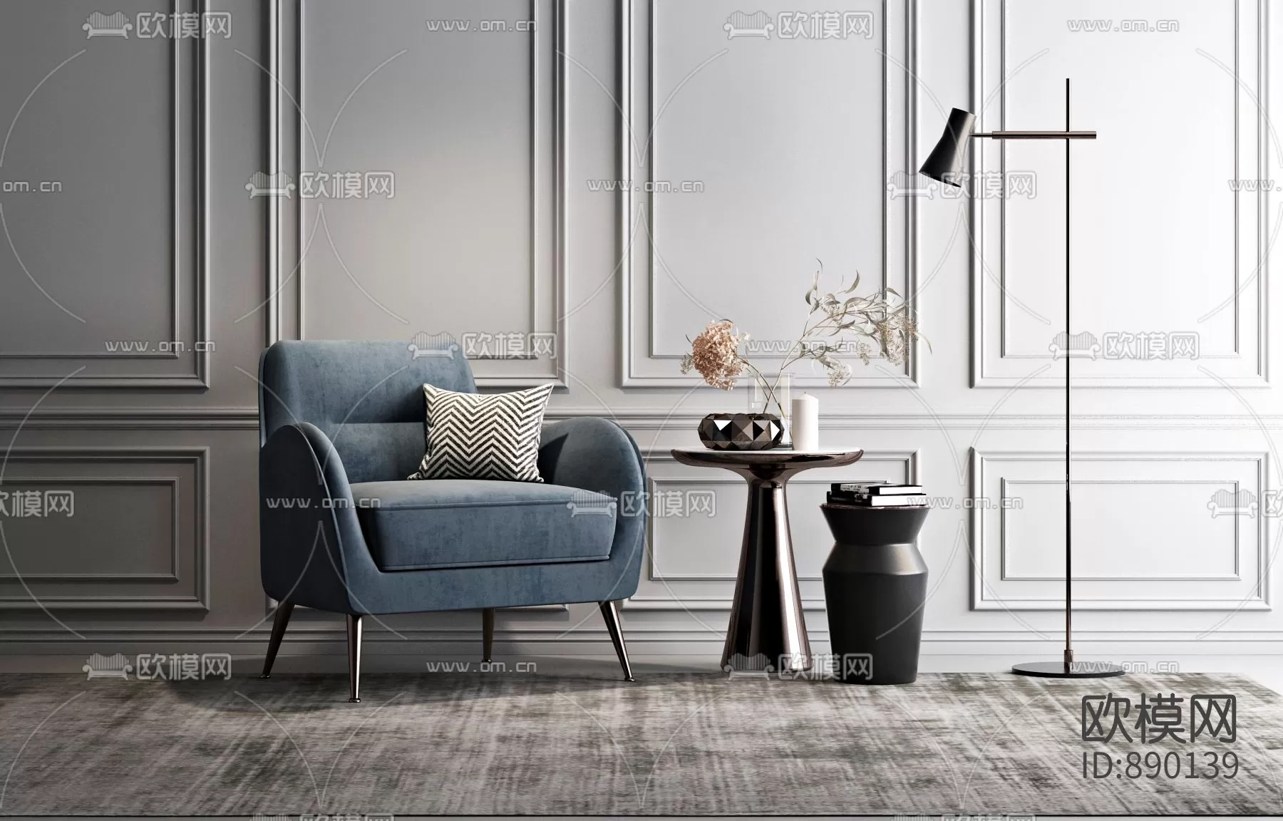 DECOR HELPER – LIVINGROOM – CHAIR 3D MODELS – 130