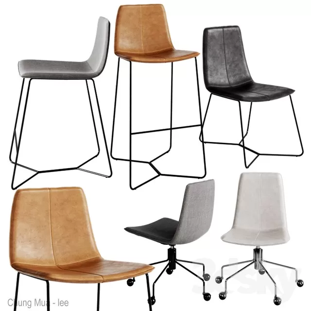 DECOR HELPER – LIVINGROOM – CHAIR 3D MODELS – 256