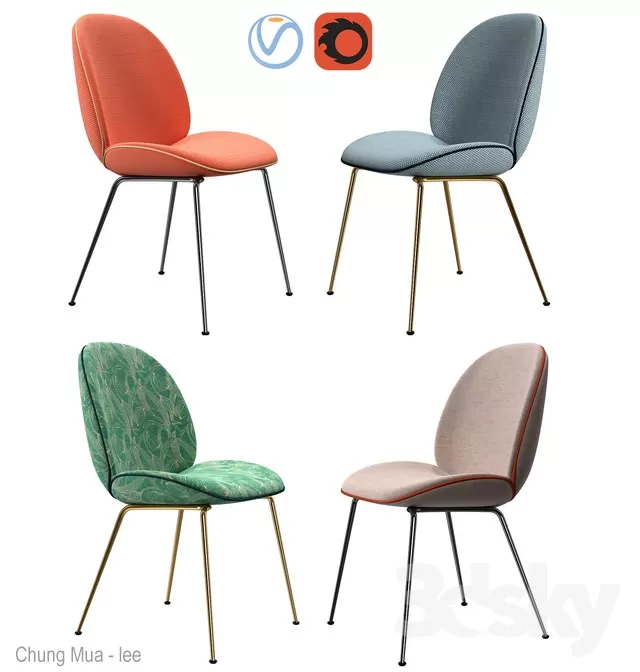 DECOR HELPER – LIVINGROOM – CHAIR 3D MODELS – 289
