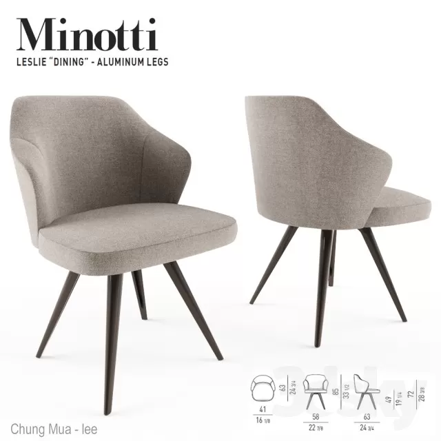 DECOR HELPER – LIVINGROOM – CHAIR 3D MODELS – 308