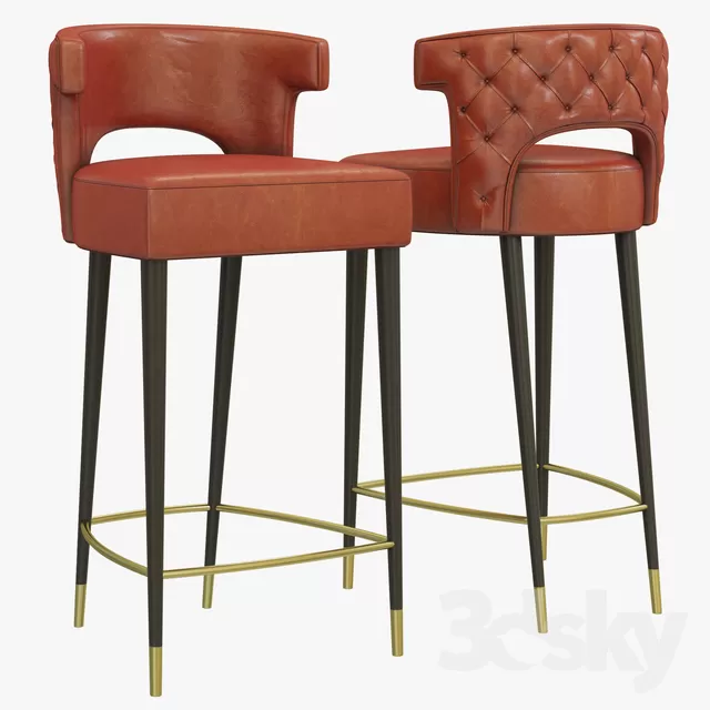 DECOR HELPER – LIVINGROOM – CHAIR – STOOL 3D MODELS – 2