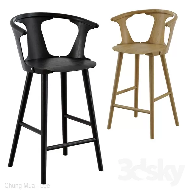 DECOR HELPER – LIVINGROOM – CHAIR – STOOL 3D MODELS – 20