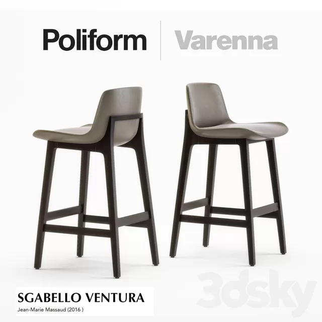 DECOR HELPER – LIVINGROOM – CHAIR – STOOL 3D MODELS – 34