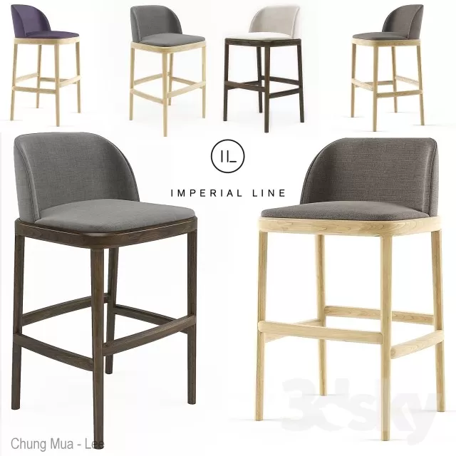 DECOR HELPER – LIVINGROOM – CHAIR – STOOL 3D MODELS – 36