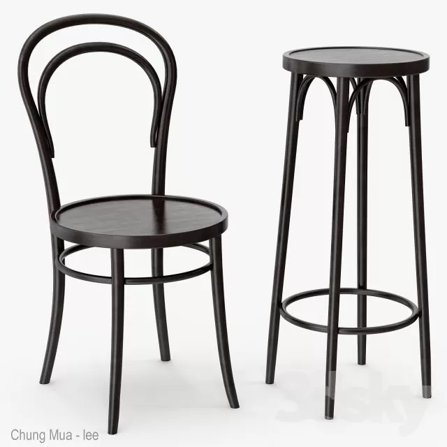 DECOR HELPER – LIVINGROOM – CHAIR – STOOL 3D MODELS – 47