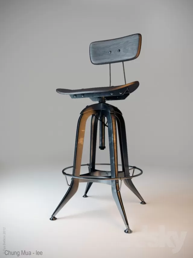 DECOR HELPER – LIVINGROOM – CHAIR – STOOL 3D MODELS – 58