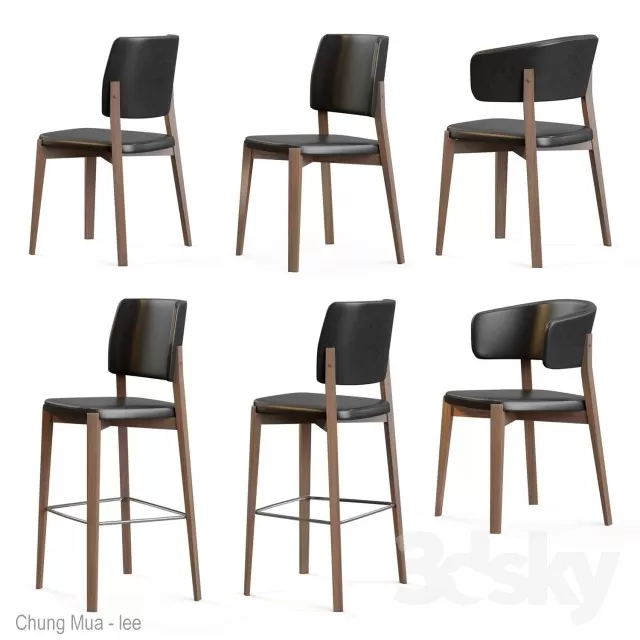 DECOR HELPER – LIVINGROOM – CHAIR – STOOL 3D MODELS – 59
