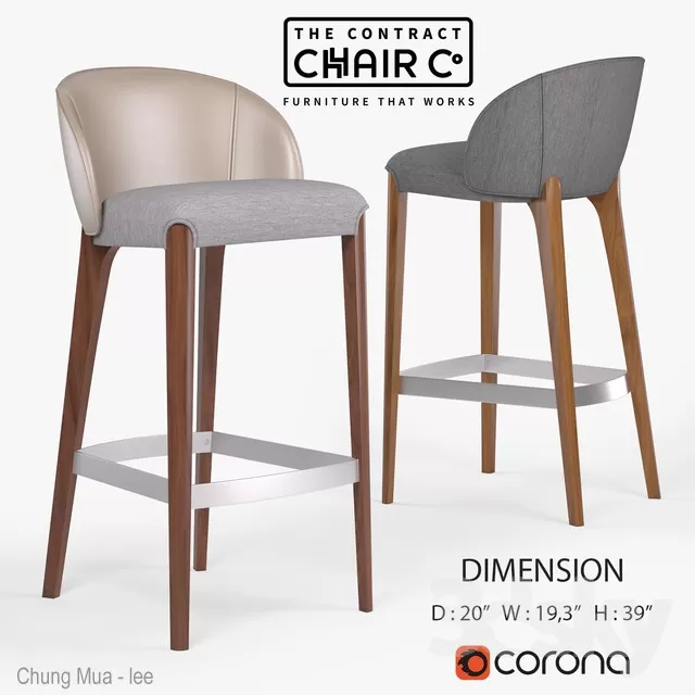 DECOR HELPER – LIVINGROOM – CHAIR – STOOL 3D MODELS – 64