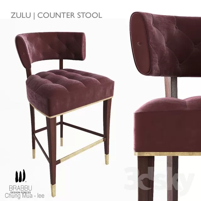 DECOR HELPER – LIVINGROOM – CHAIR – STOOL 3D MODELS – 72
