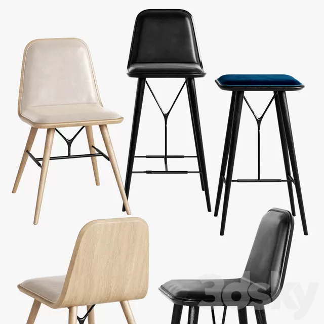 DECOR HELPER – LIVINGROOM – CHAIR – STOOL 3D MODELS – 9