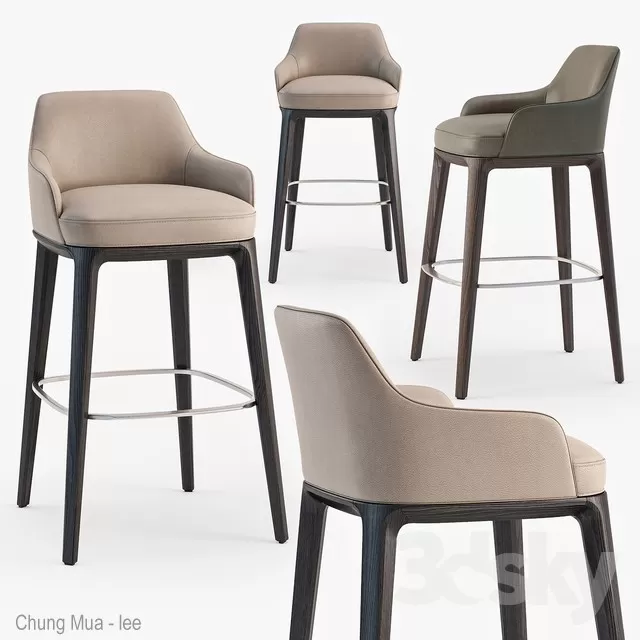 DECOR HELPER – LIVINGROOM – CHAIR – STOOL 3D MODELS – 81