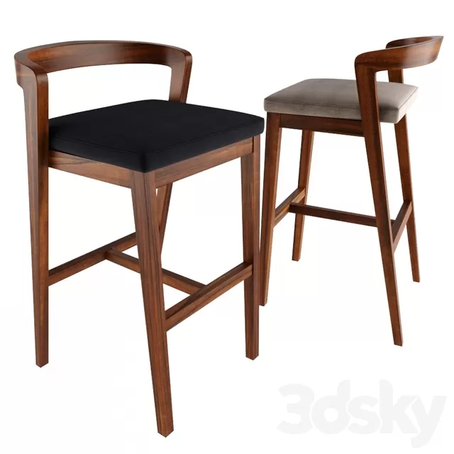 DECOR HELPER – LIVINGROOM – CHAIR – STOOL 3D MODELS – 10