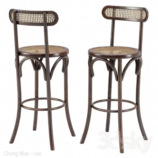 DECOR HELPER – LIVINGROOM – CHAIR – STOOL 3D MODELS – 89