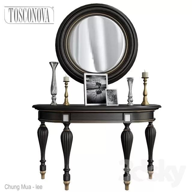 DECOR HELPER – LIVINGROOM – CONSOLE TABLE 3D MODELS – 52