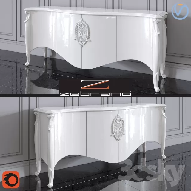 DECOR HELPER – LIVINGROOM – CONSOLE TABLE 3D MODELS – 1