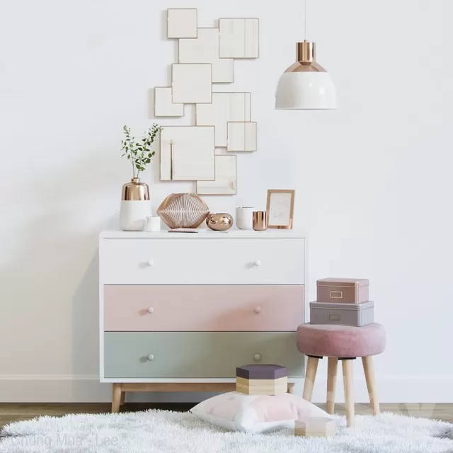 DECOR HELPER – LIVINGROOM – DRAWER 3D MODELS – 34