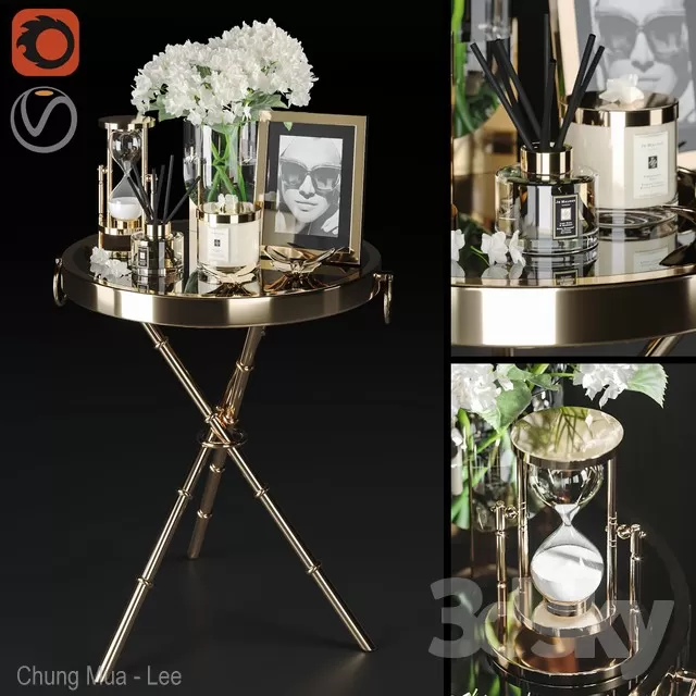 DECOR HELPER – LIVINGROOM – END TABLE 3D MODELS – 4