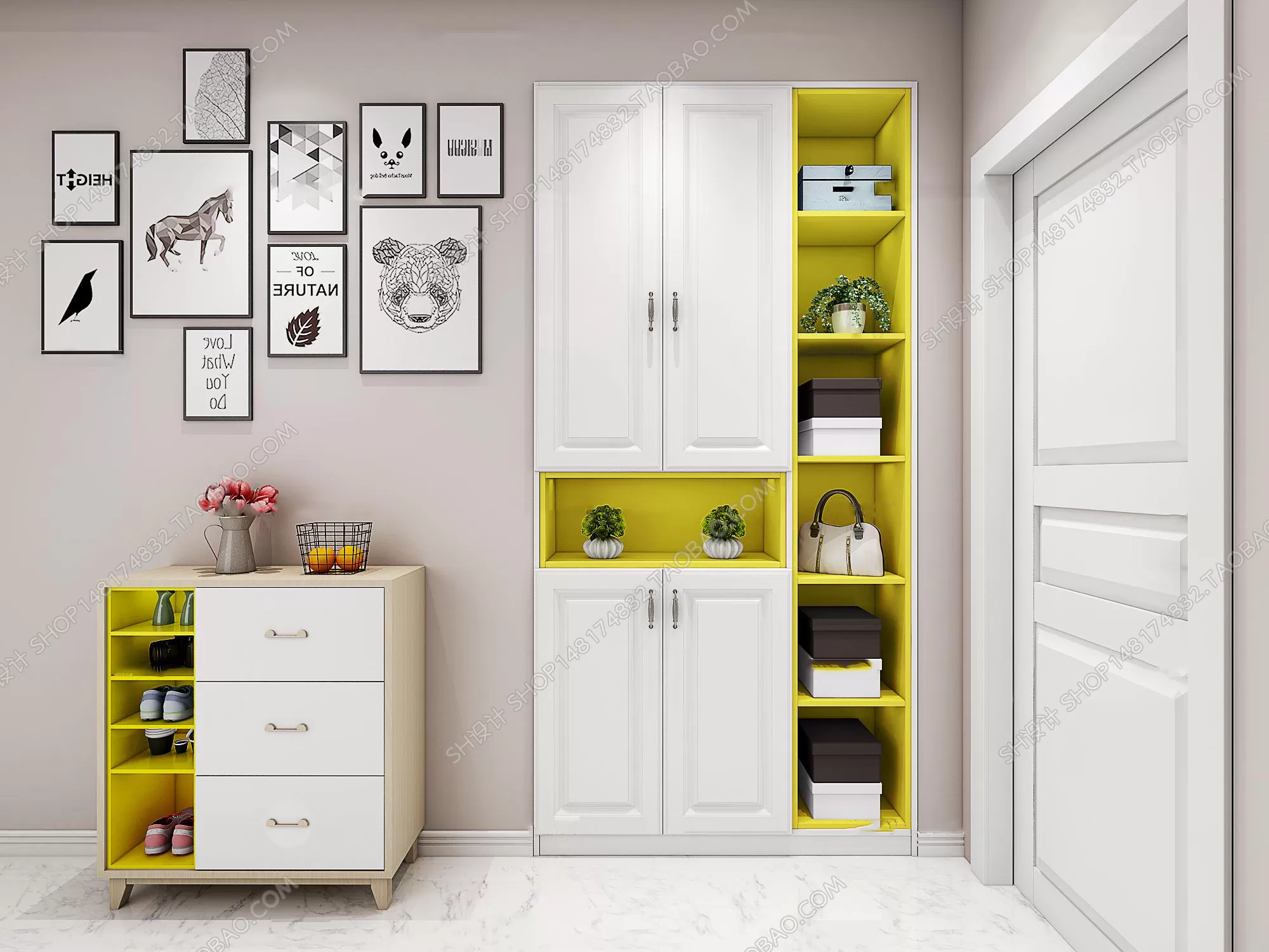 DECOR HELPER – LIVINGROOM – ENTRANCE 3D MODELS – 15