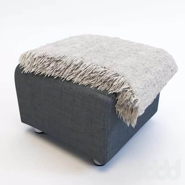 DECOR HELPER – LIVINGROOM – OTTOMAN 3D MODELS – 1