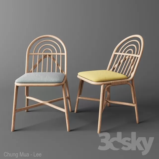 DECOR HELPER – LIVINGROOM – RATTAN 3D MODELS – 32